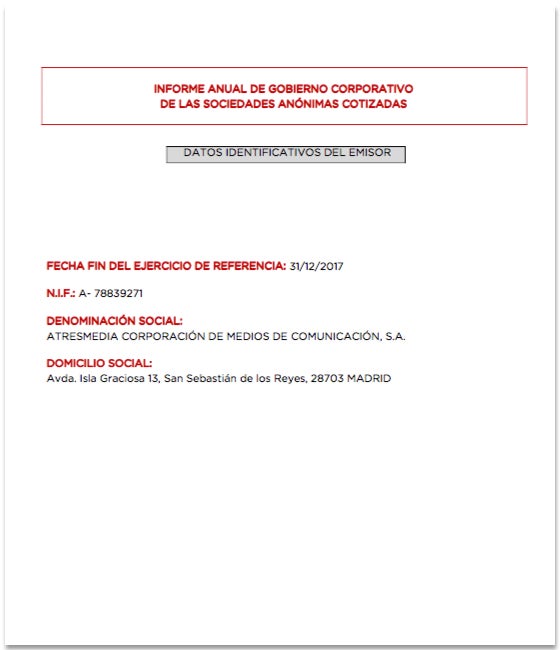 Corporate governance report